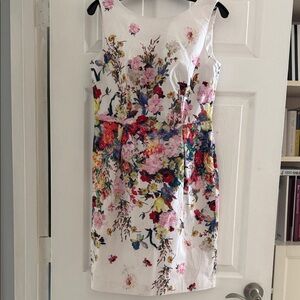 Talbots cotton spring flower dress, Size 6P